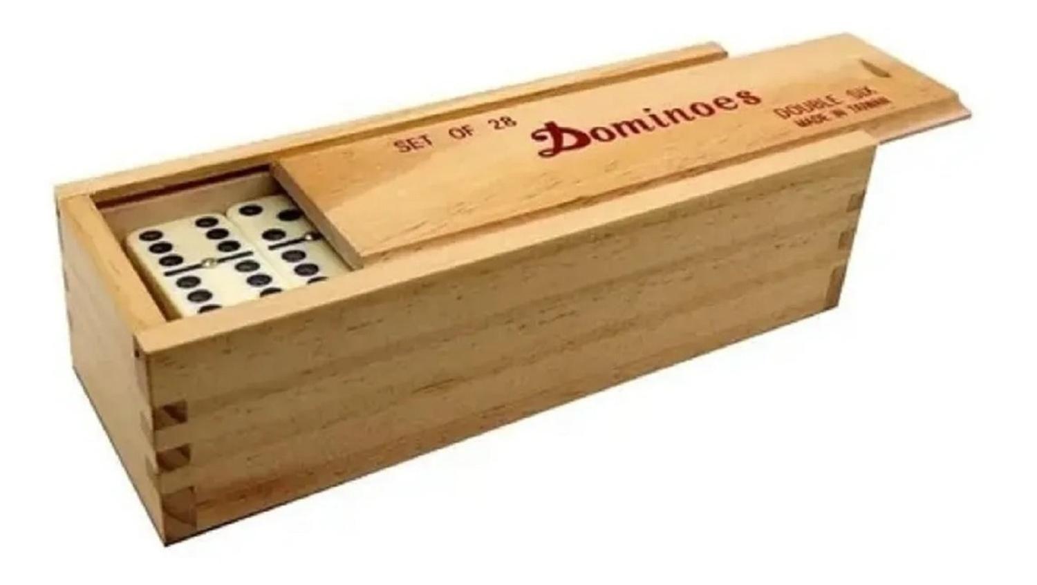 Domino 28 Pcs Caja Madera Pronobel-3