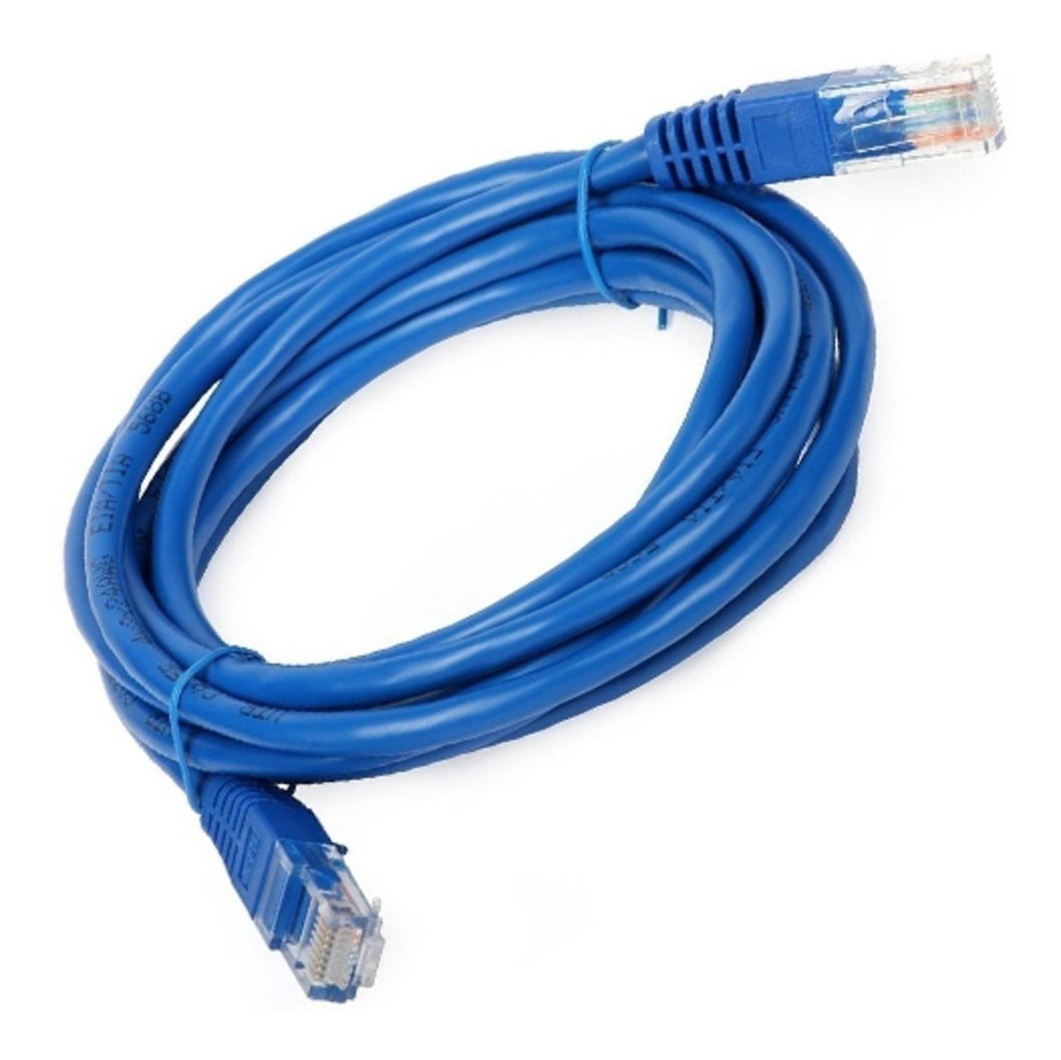 Cable De Red Rj45 Cat6e 5 Metros 4par 24awg Interior Armado-2