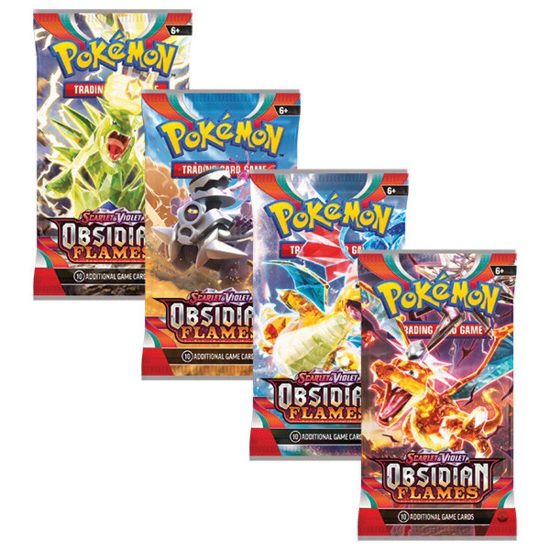 Sobre 10 Cartas Pokémon Obsidian Flames Español-0