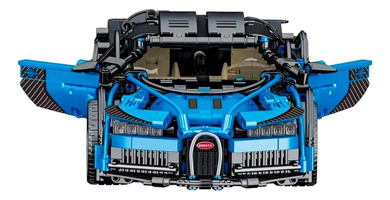 Auto Bloques A Escala 1/18 Speed Azul-2
