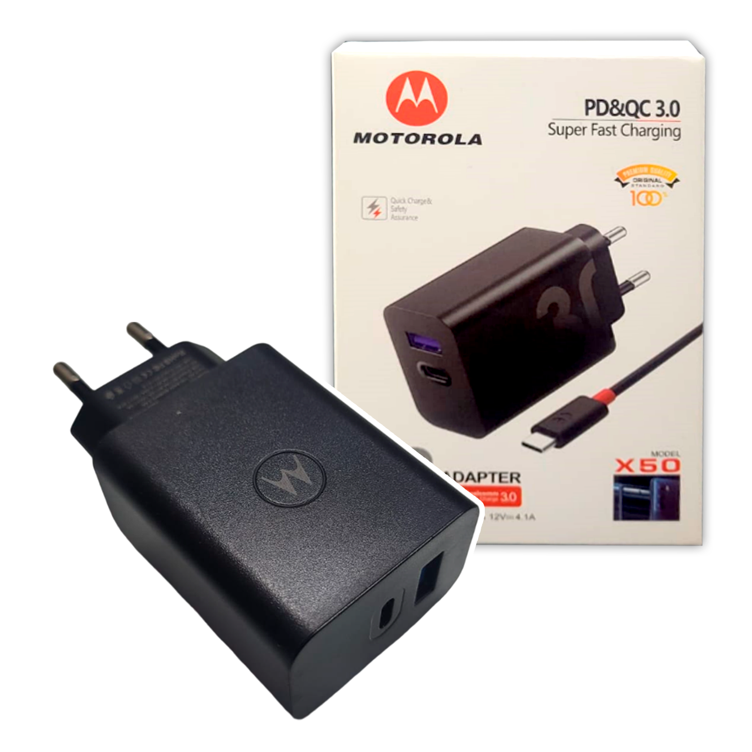 MOTOROLA FAST CHARGING X50 30W TIPO C-0