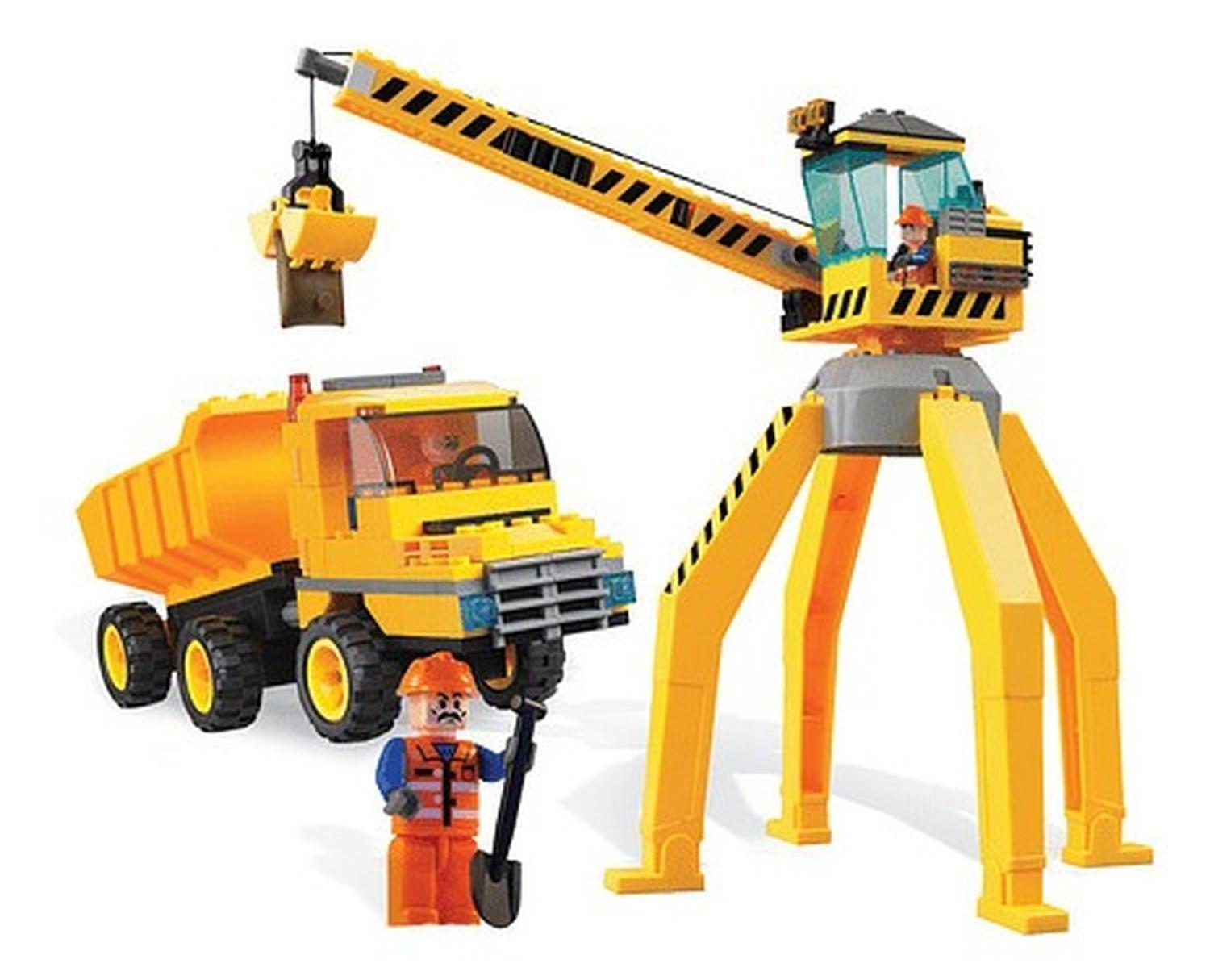 Brictek Bloques Construcción Grúa Y Camión 238 Piezas-2