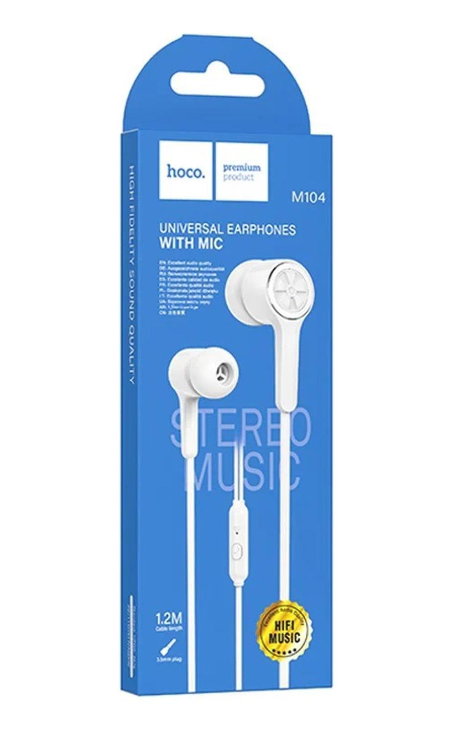 Audifono Hoco Manos Libres M104 Blanco-2