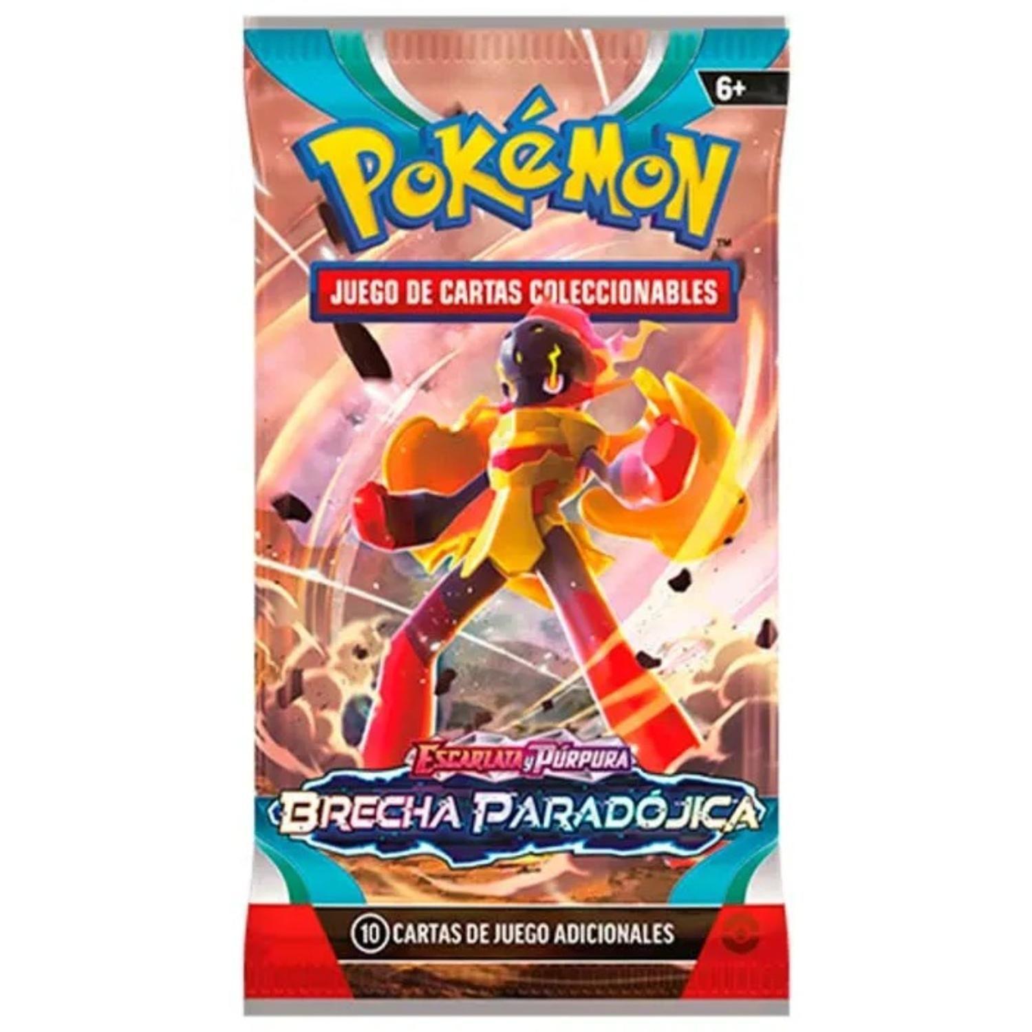 CARTAS POKEMON PACK 4 SOBRES BRECHA PARADOJICA ESPAÑOL-2