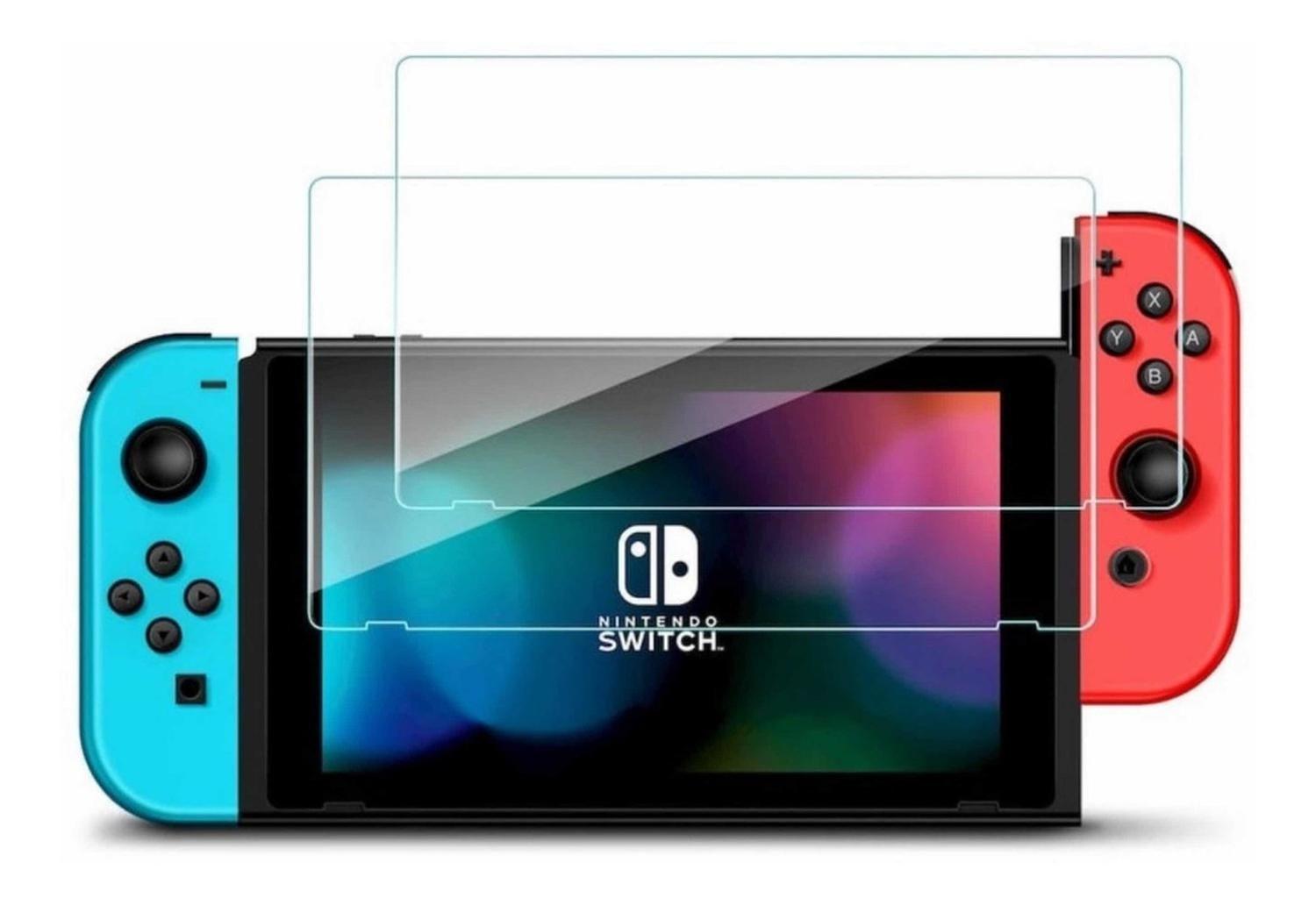 2 Protectores De Pantalla Rígido Nintendo Switch-0