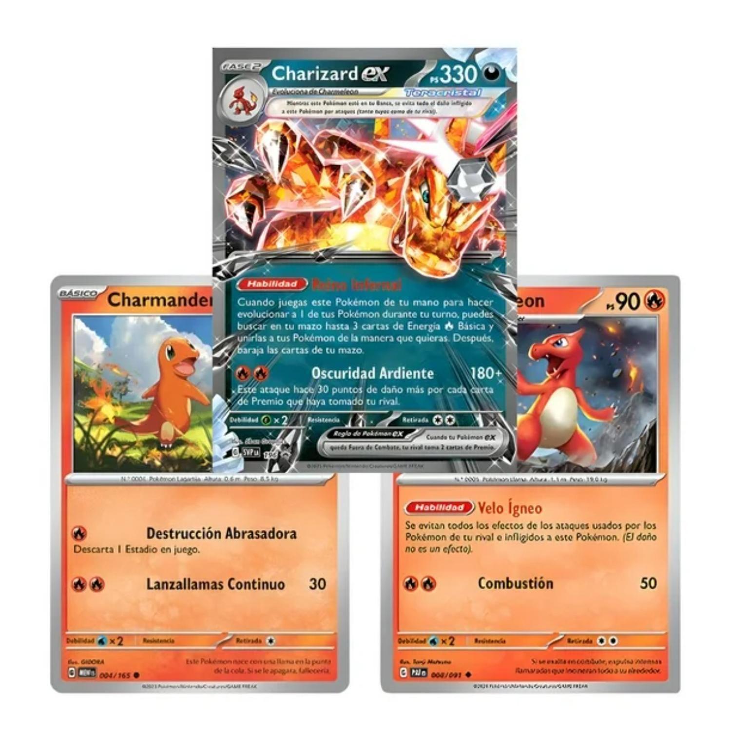CARTAS POKEMON CHARIZARD EX SPECIAL COLLECTION ESPAÑOL-2