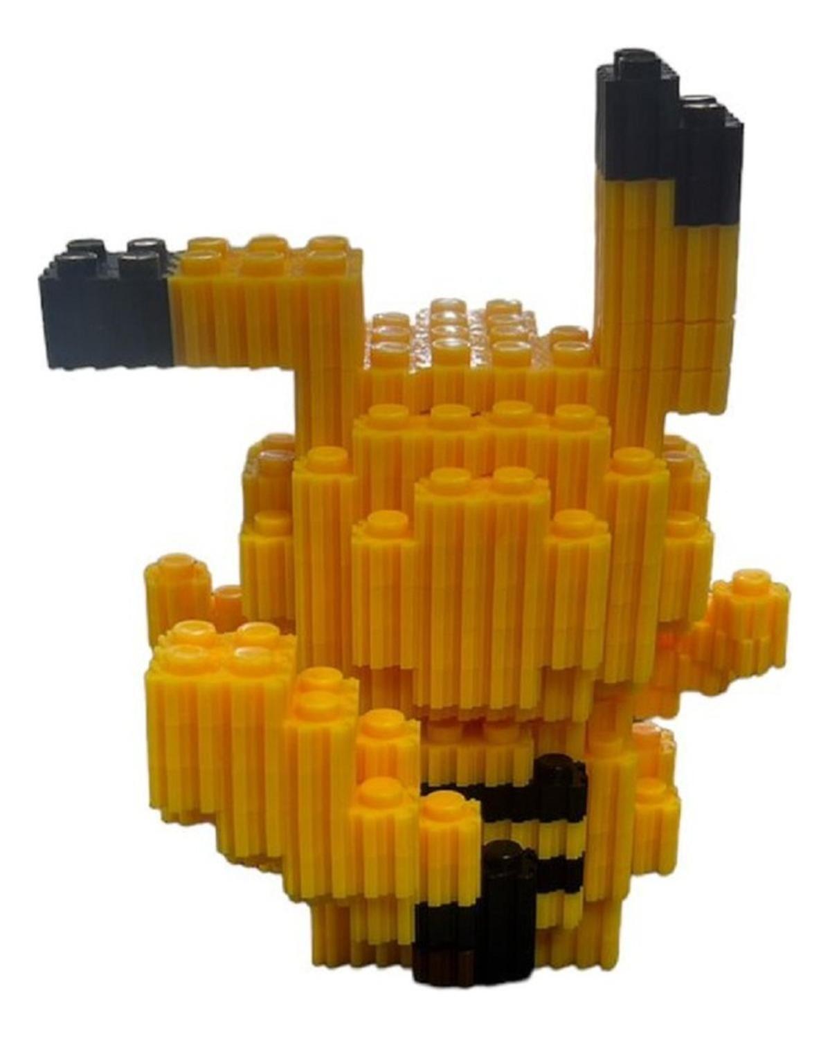 Armable 3d Micro Blocks Pikachu 13cm 525 Piezas-2