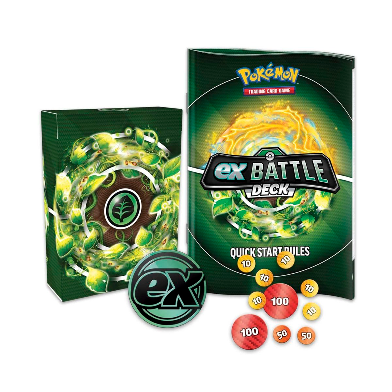 POKEMON MAZO IRON LEAVES EX BATTLE DECK INGLES-2
