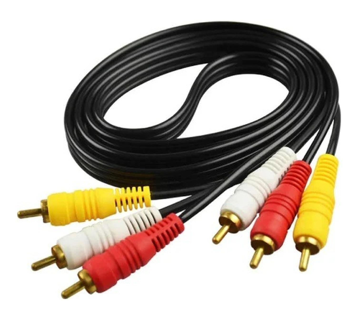 Cable 3 Rca A 3 Rca 5 Mts Dm-2