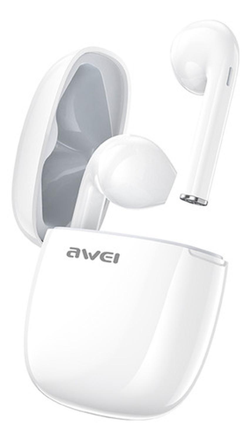 Audifono Awei Bt Tws T28 Blanco-2