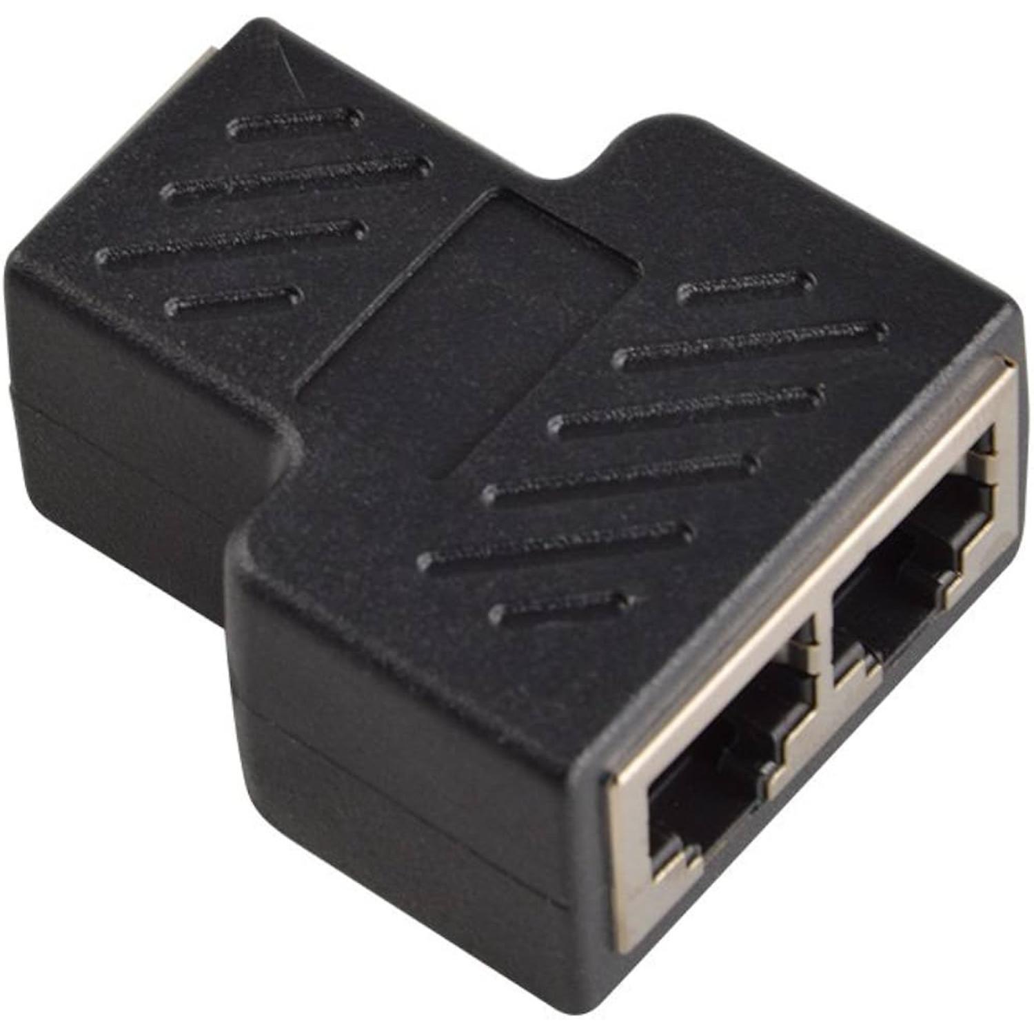 Adaptador Rj45 2 Pc Mismo Tiempo - 2 Unidades A/b-2
