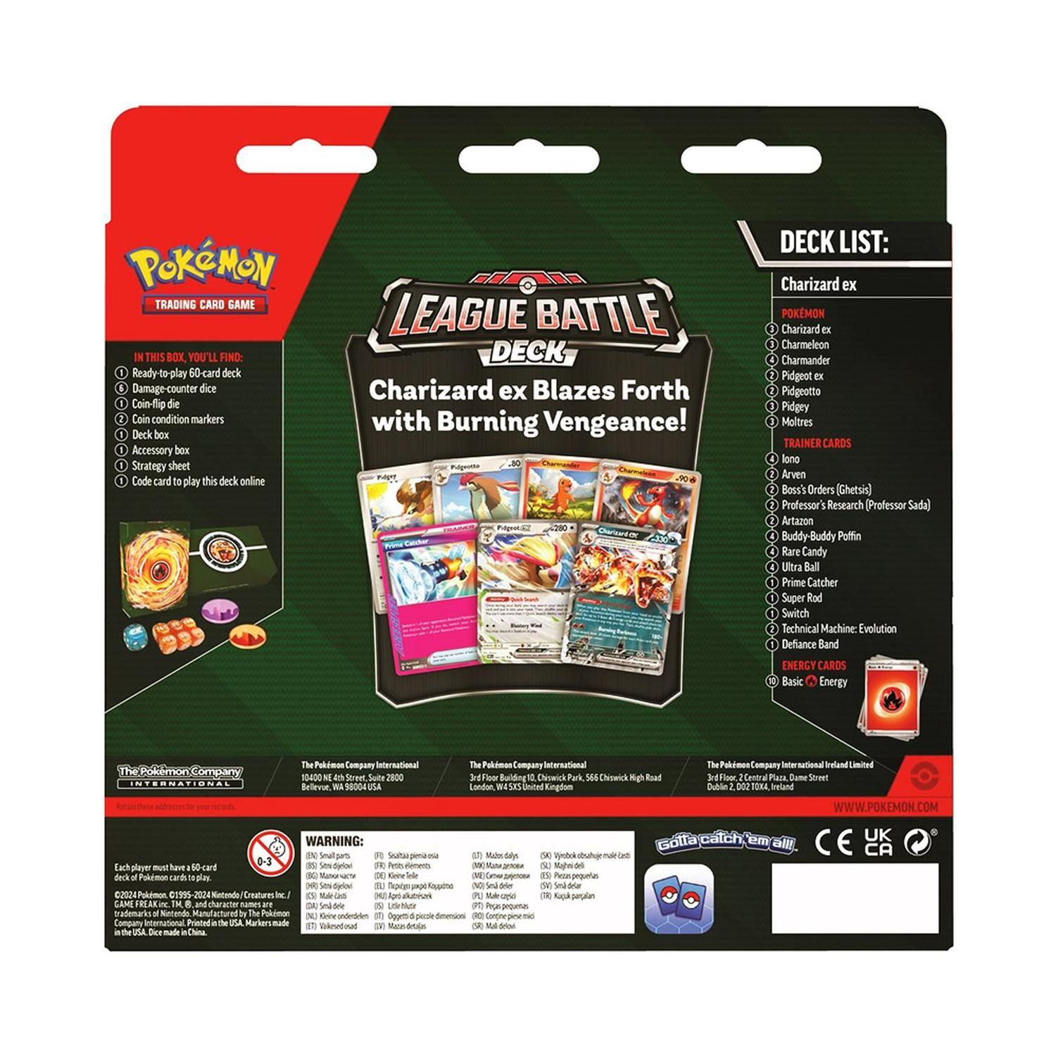 POKEMON CHARIZARD EX BATTLE LEAGUE DECK INGLES-1