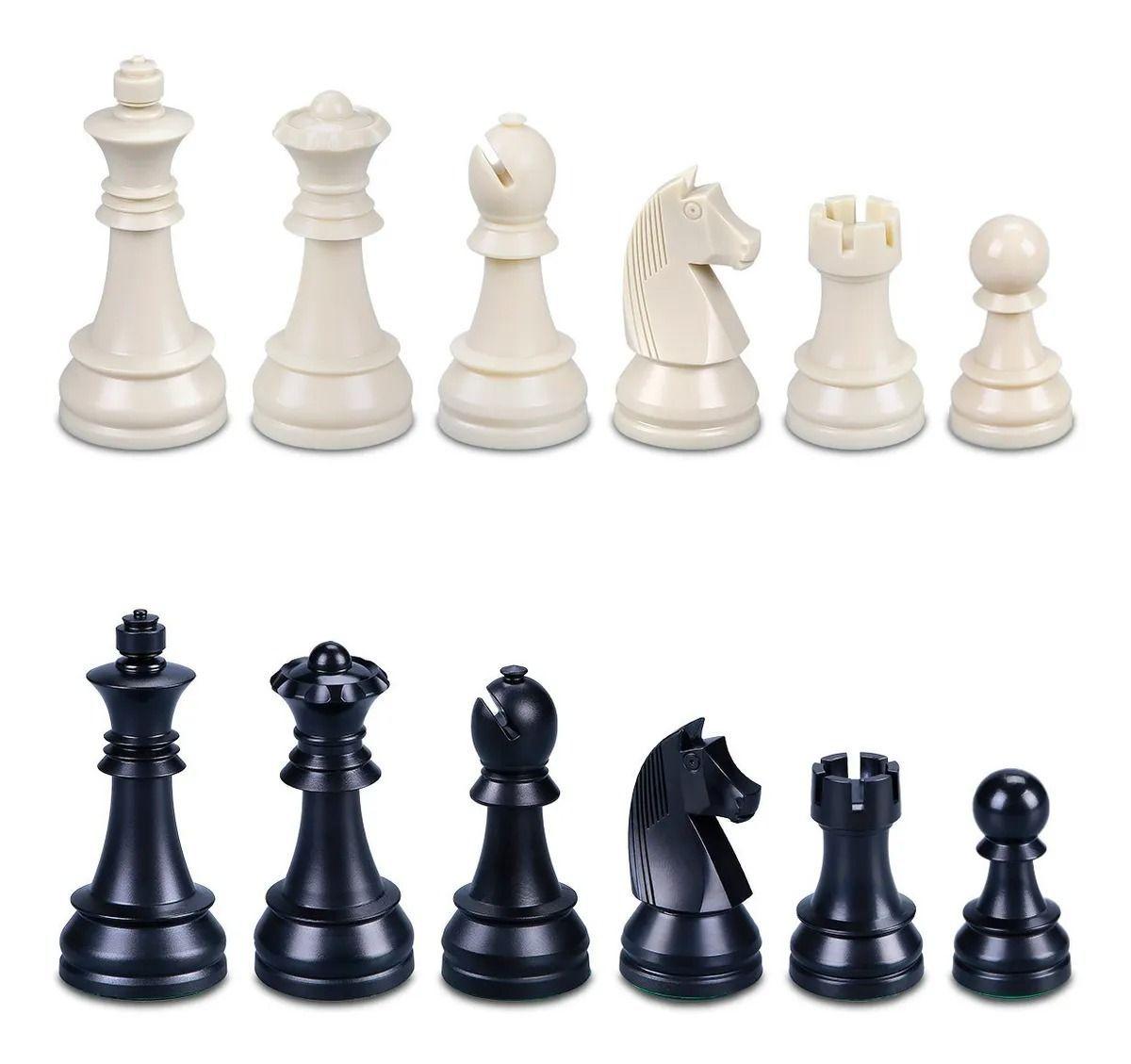 Piezas De Ajedrez Abs Alta Calidad Peso Normal Stauton-2