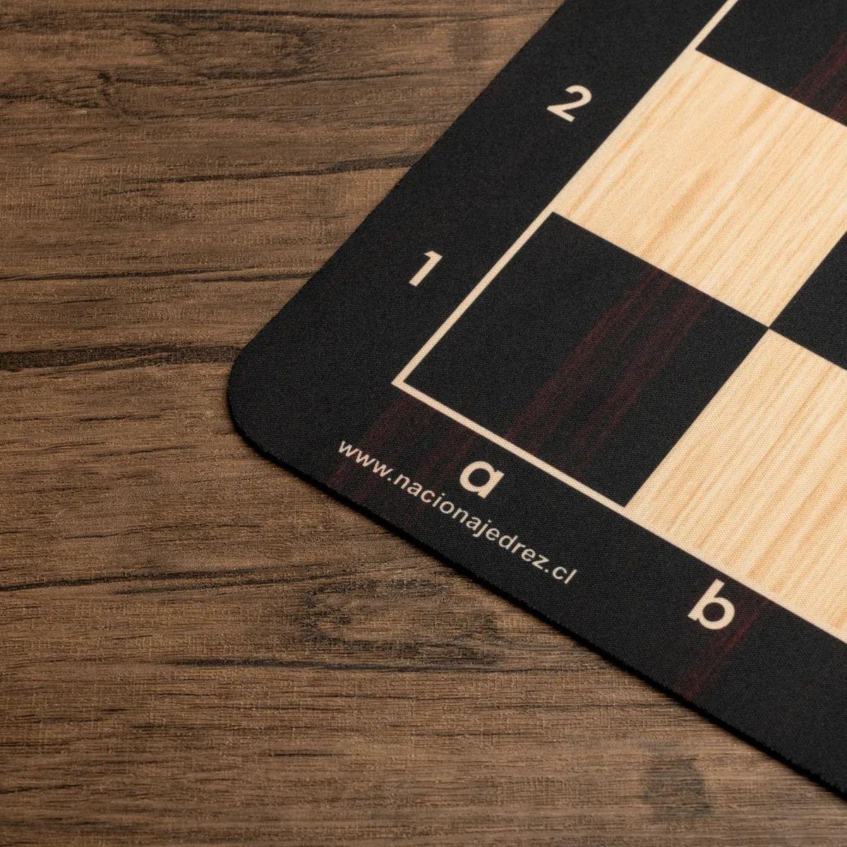 Tablero De Ajedrez De Goma Tipo Madera 3mm Nacion Ajedrez-2