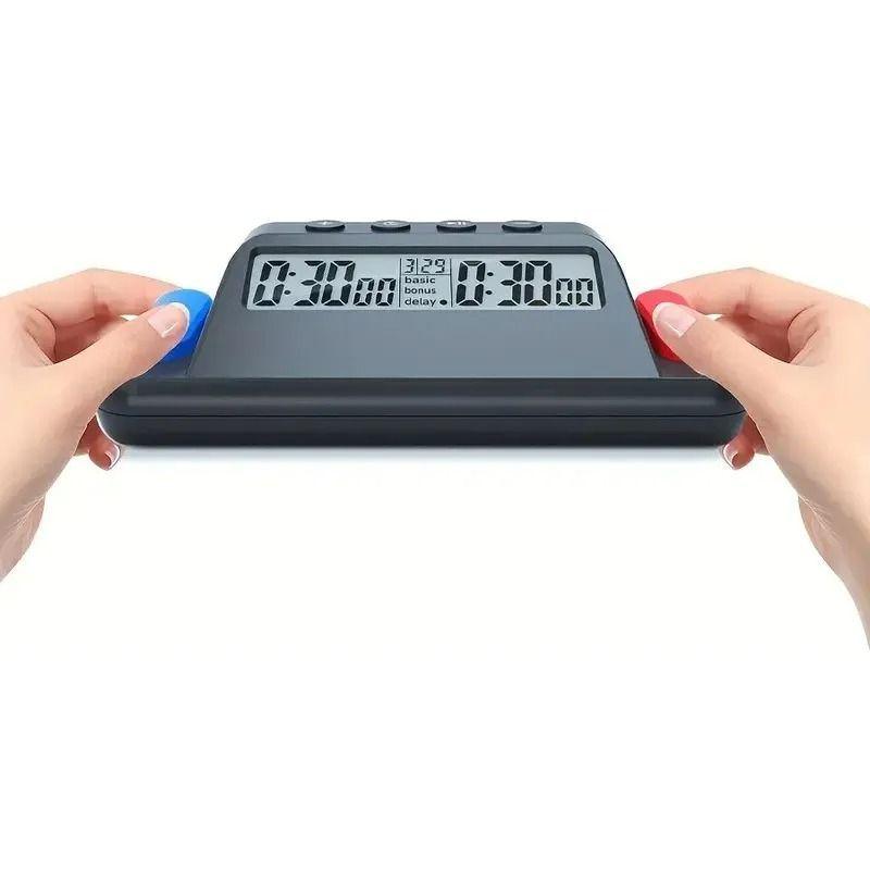 Reloj Digital De Ajedrez Port til Para Torneos Con Conteo Negro clip icon Reloj Digital De Ajedrez-3