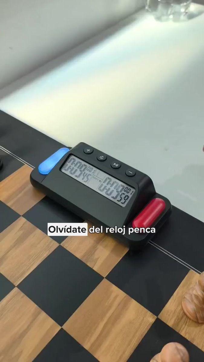 Reloj Digital De Ajedrez Port til Para Torneos Con Conteo Negro clip icon Reloj Digital De Ajedrez-5