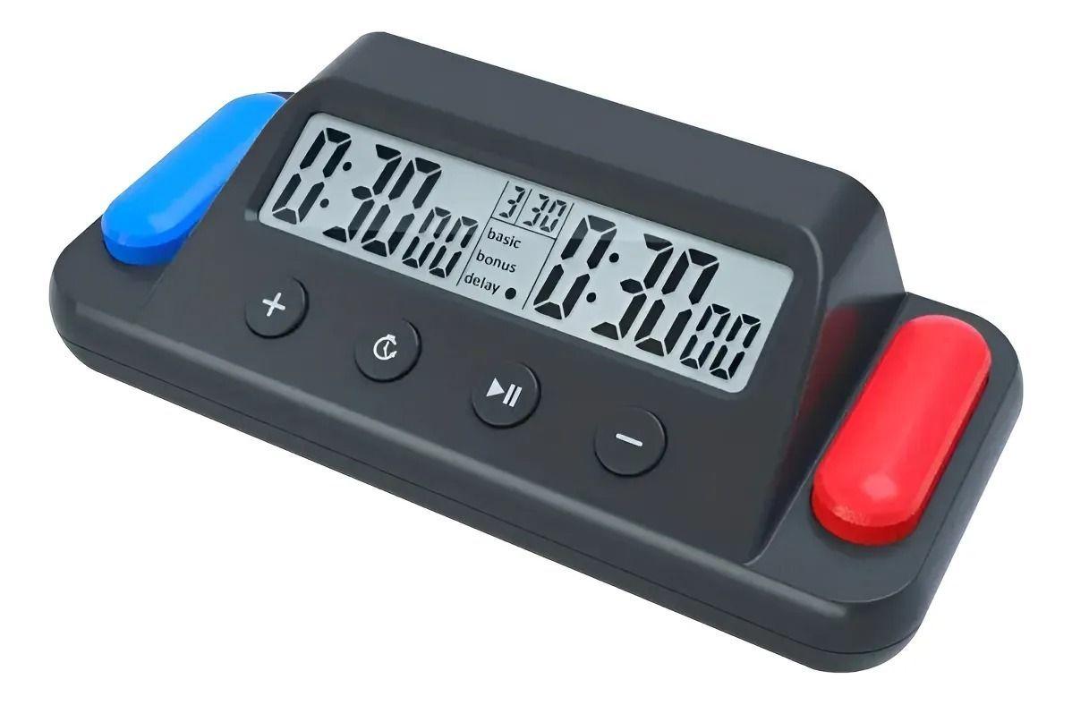 Reloj Digital De Ajedrez Port til Para Torneos Con Conteo Negro clip icon Reloj Digital De Ajedrez-6