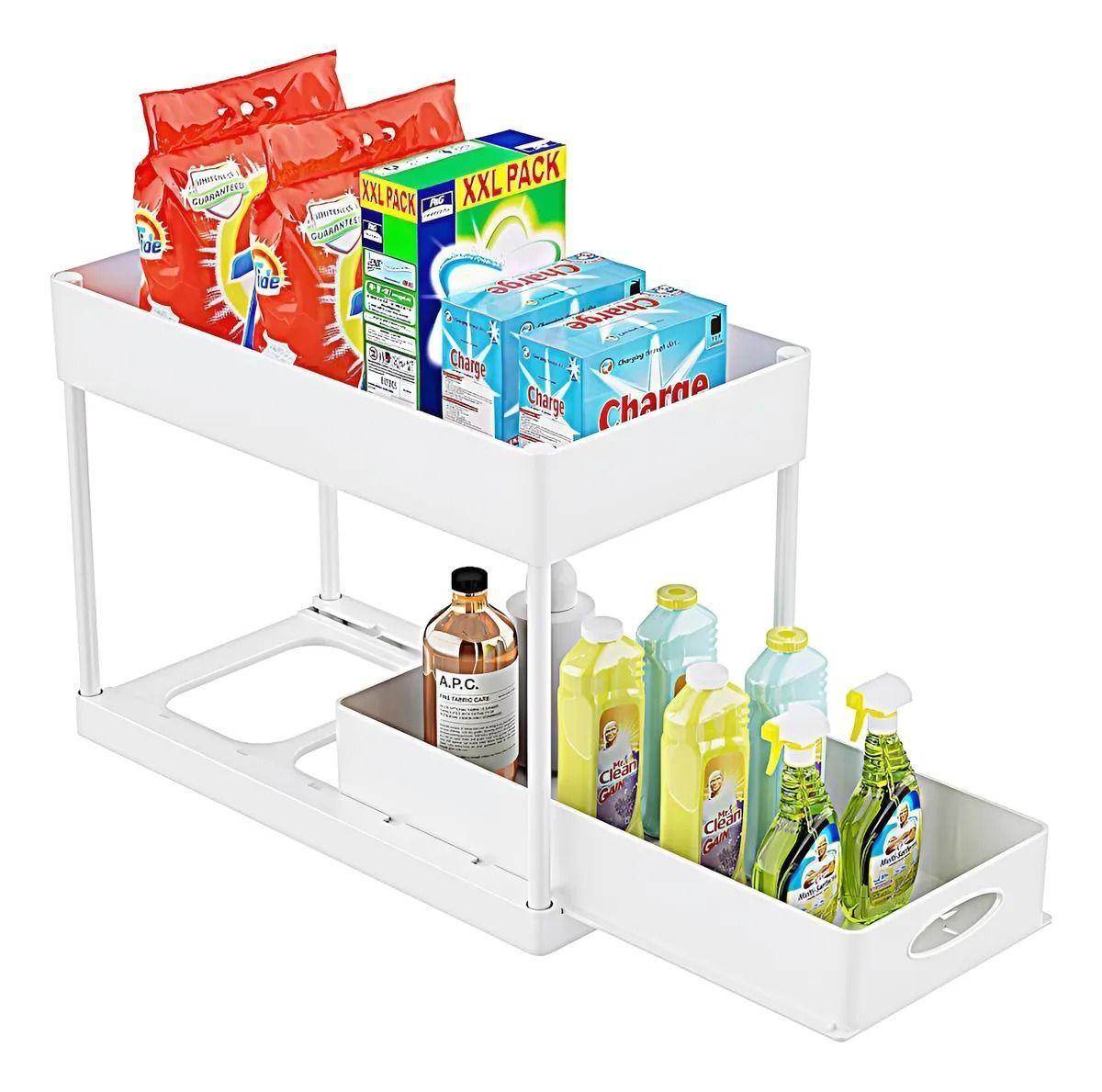 Organizador De Bano Cocina Lavaplatos Deslizante Simple-0