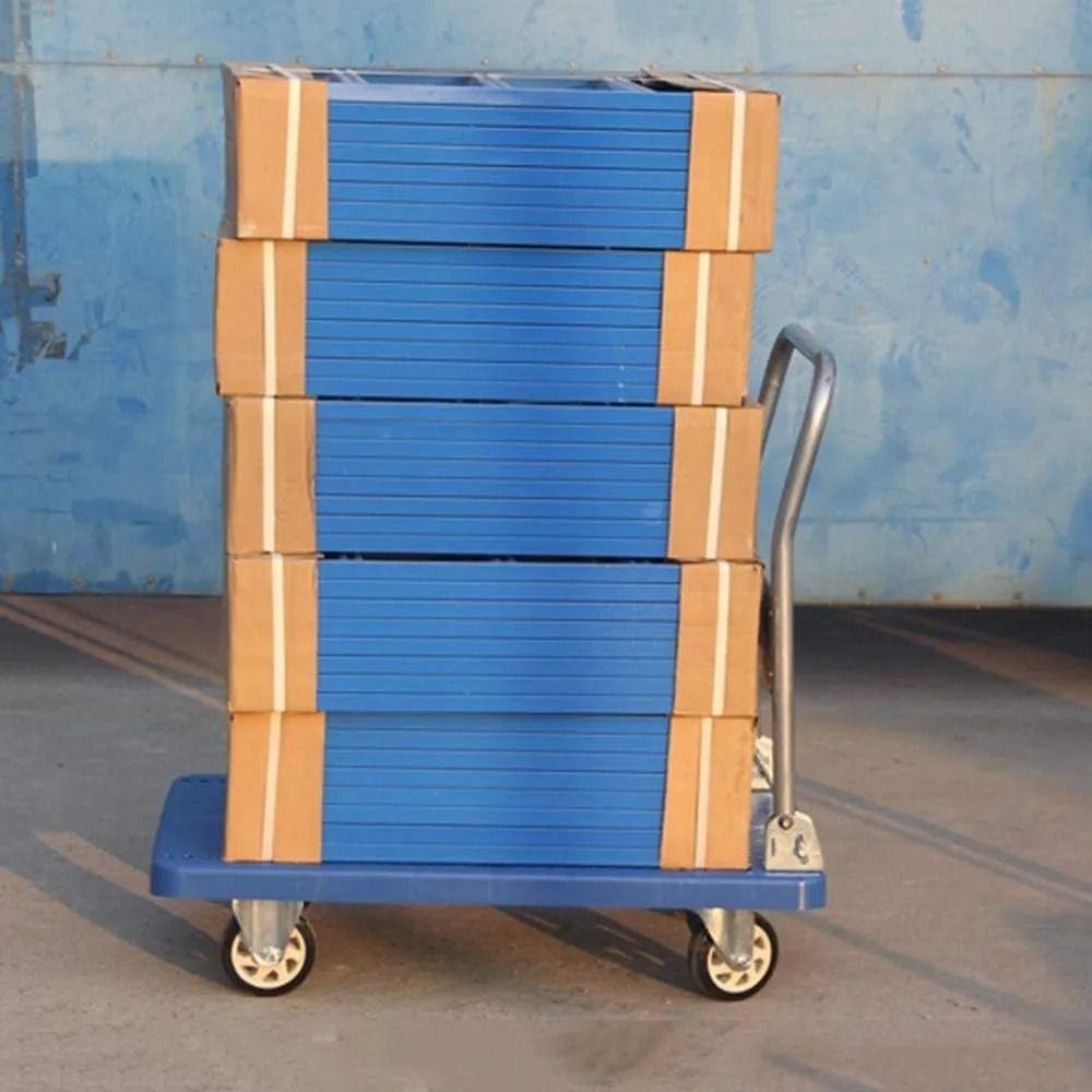 Carro De Carga Plegable 300kg De Pl stico 4 Ruedas Multiuso-3