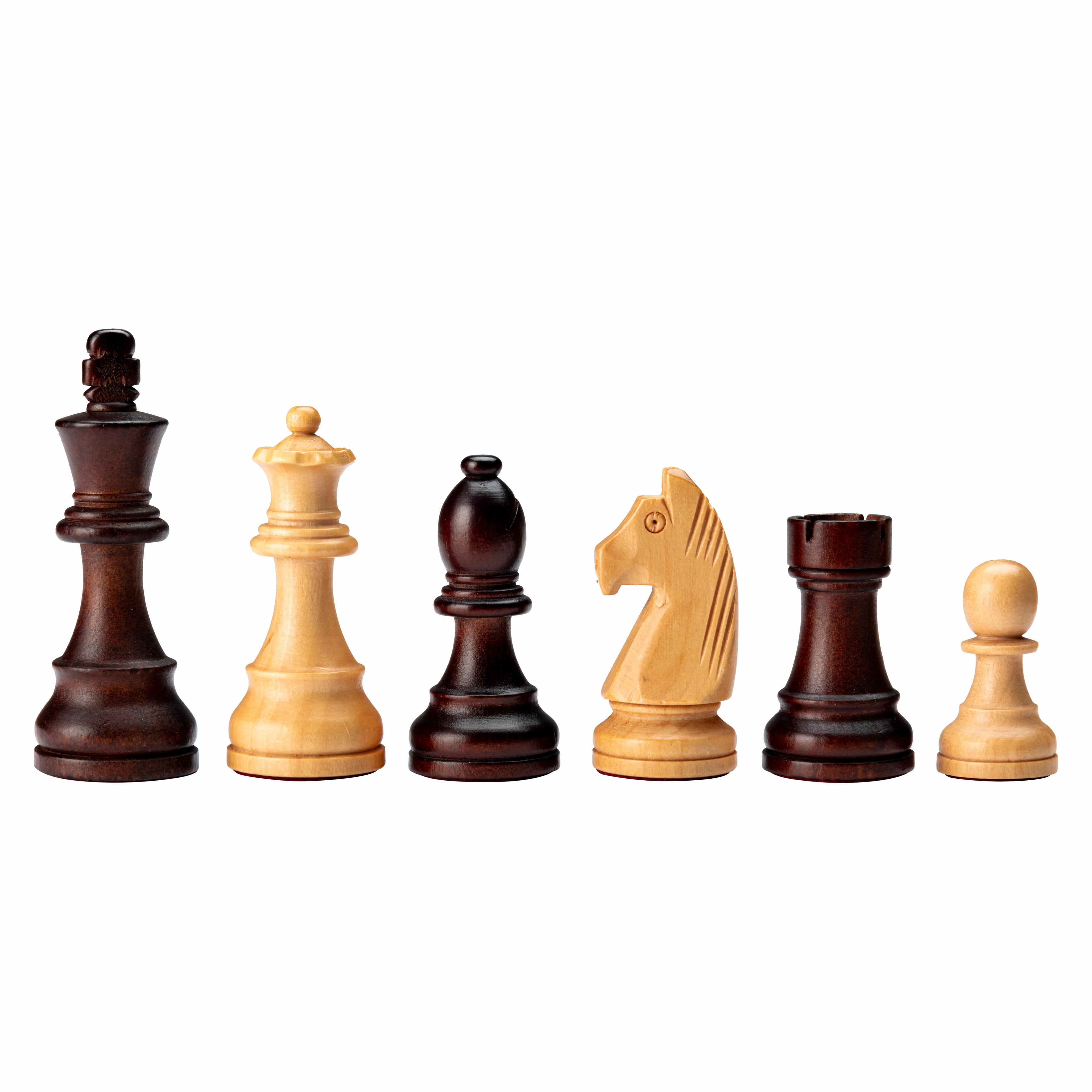 Ajedrez De Madera Set Jugador De Torneo 2 0 Nogal-2