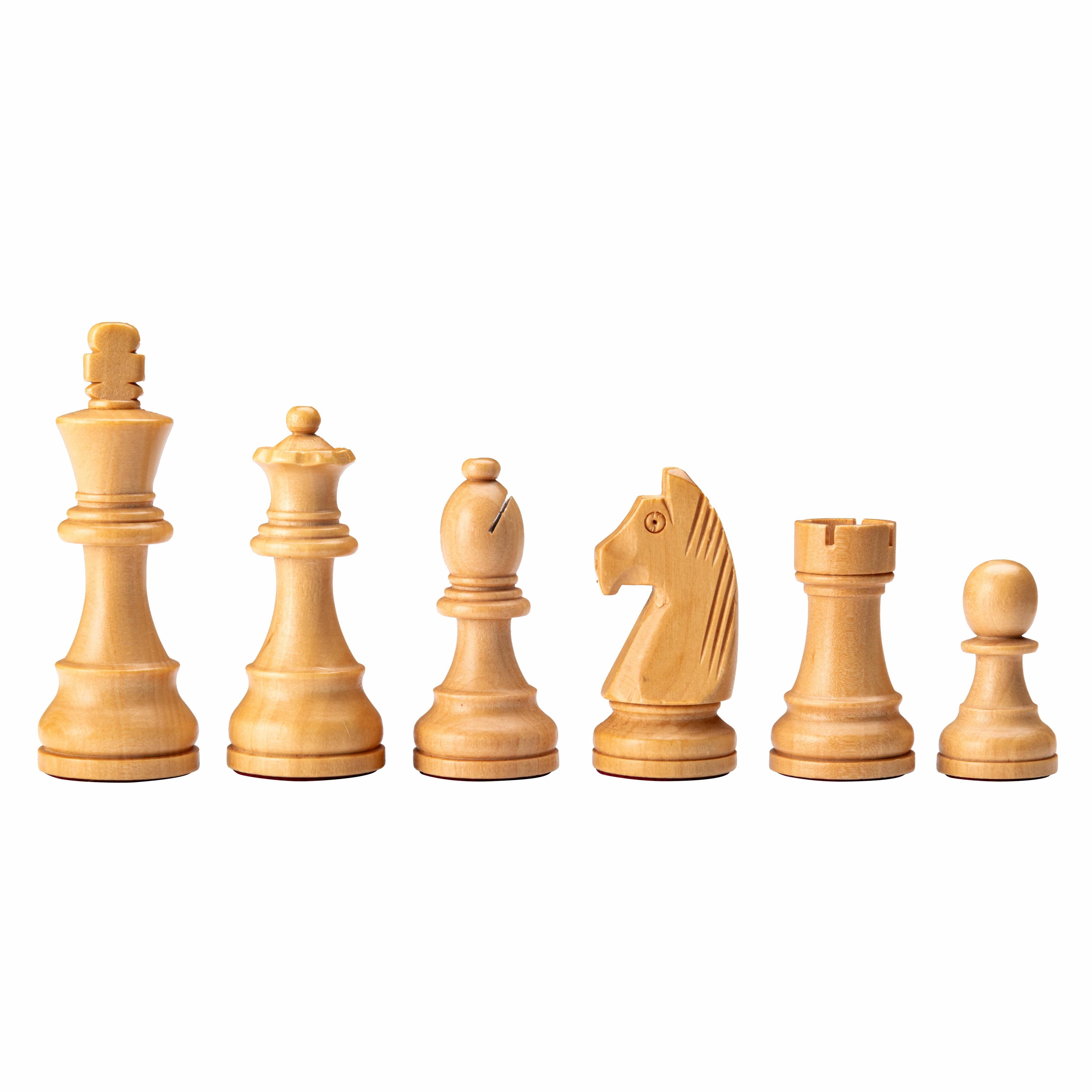 Ajedrez De Madera Set Jugador De Torneo 2 0 Nogal-3