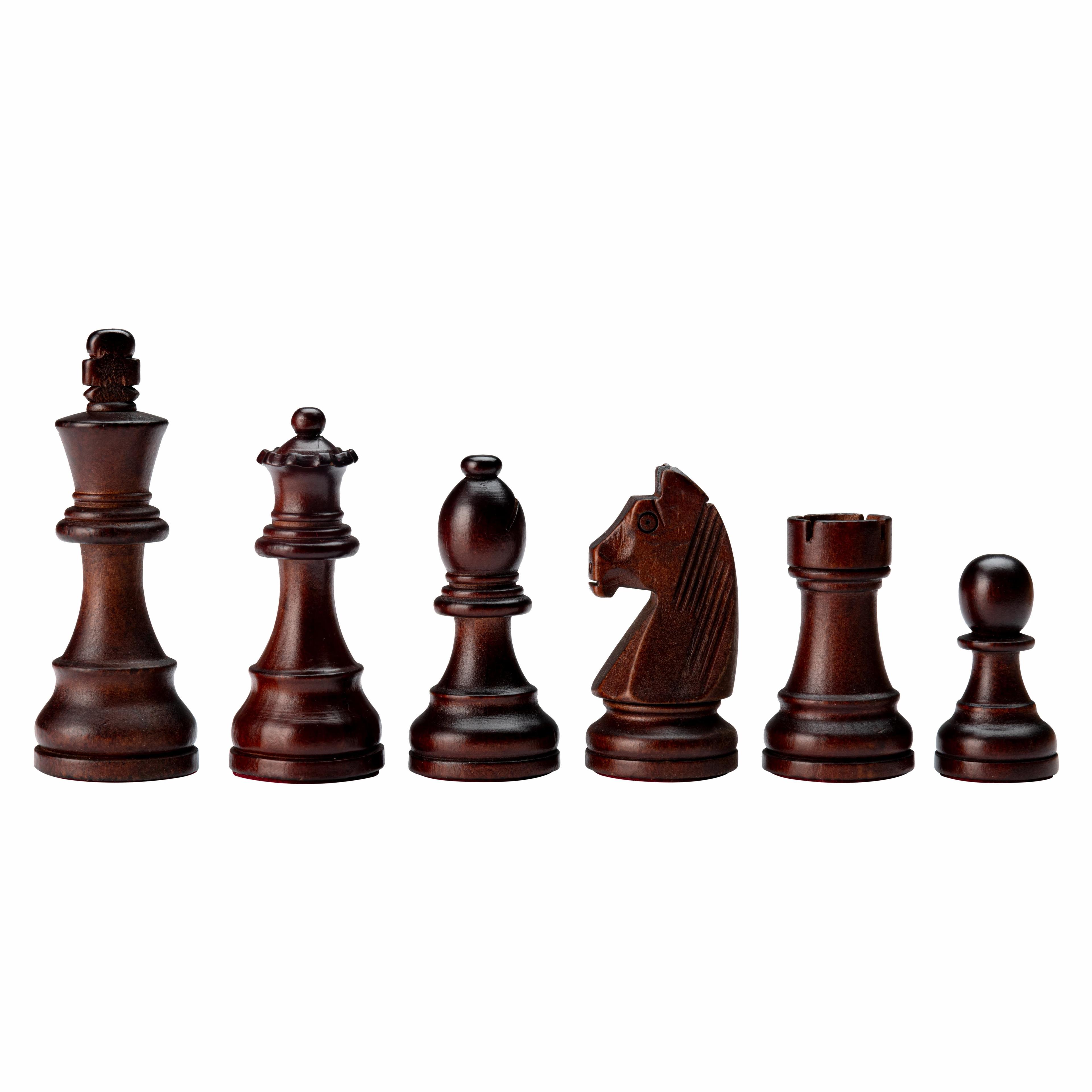 Ajedrez De Madera Set Jugador De Torneo 2 0 Nogal-4