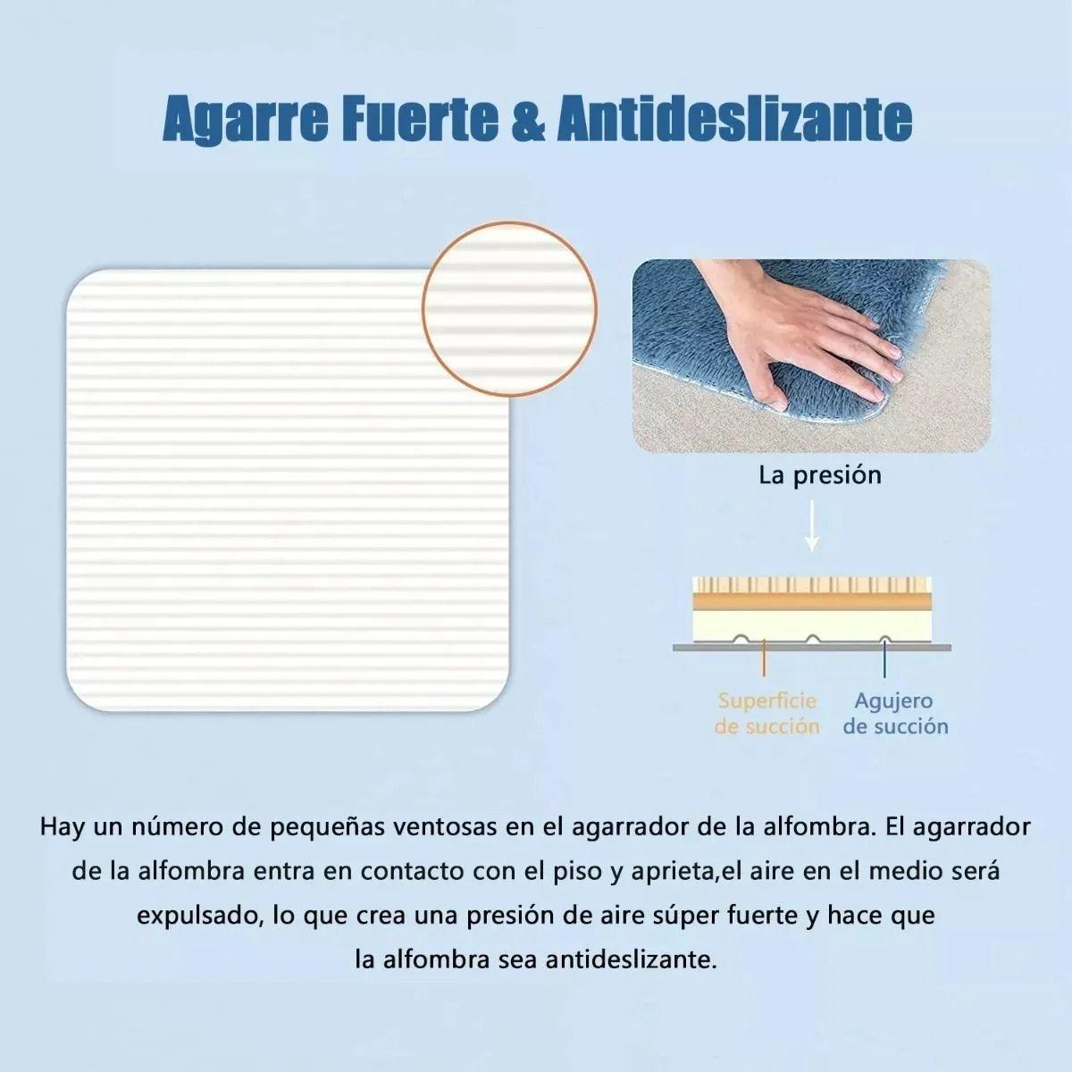 Almohadillas Para Fijar Alfombras Antideslizantes Pack X4 Blanco-2