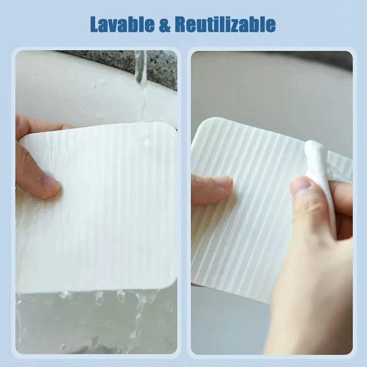 Almohadillas Para Fijar Alfombras Antideslizantes Pack X4 Blanco-6