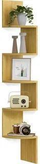 Estante Esquina Rack Librero Repisa Armable Madera Mdf-0