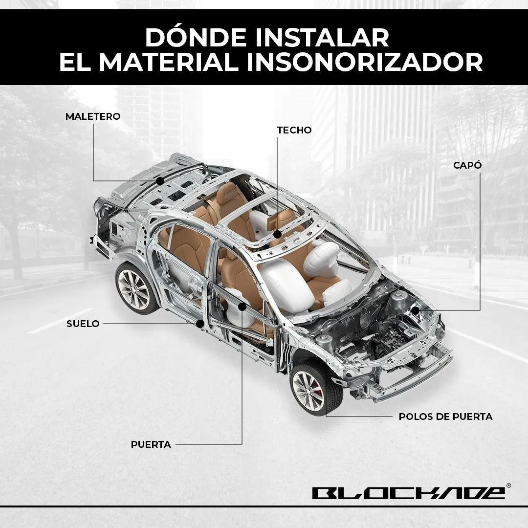Aislante Acustico Para Autos Material Premium Autoadhesivo-3