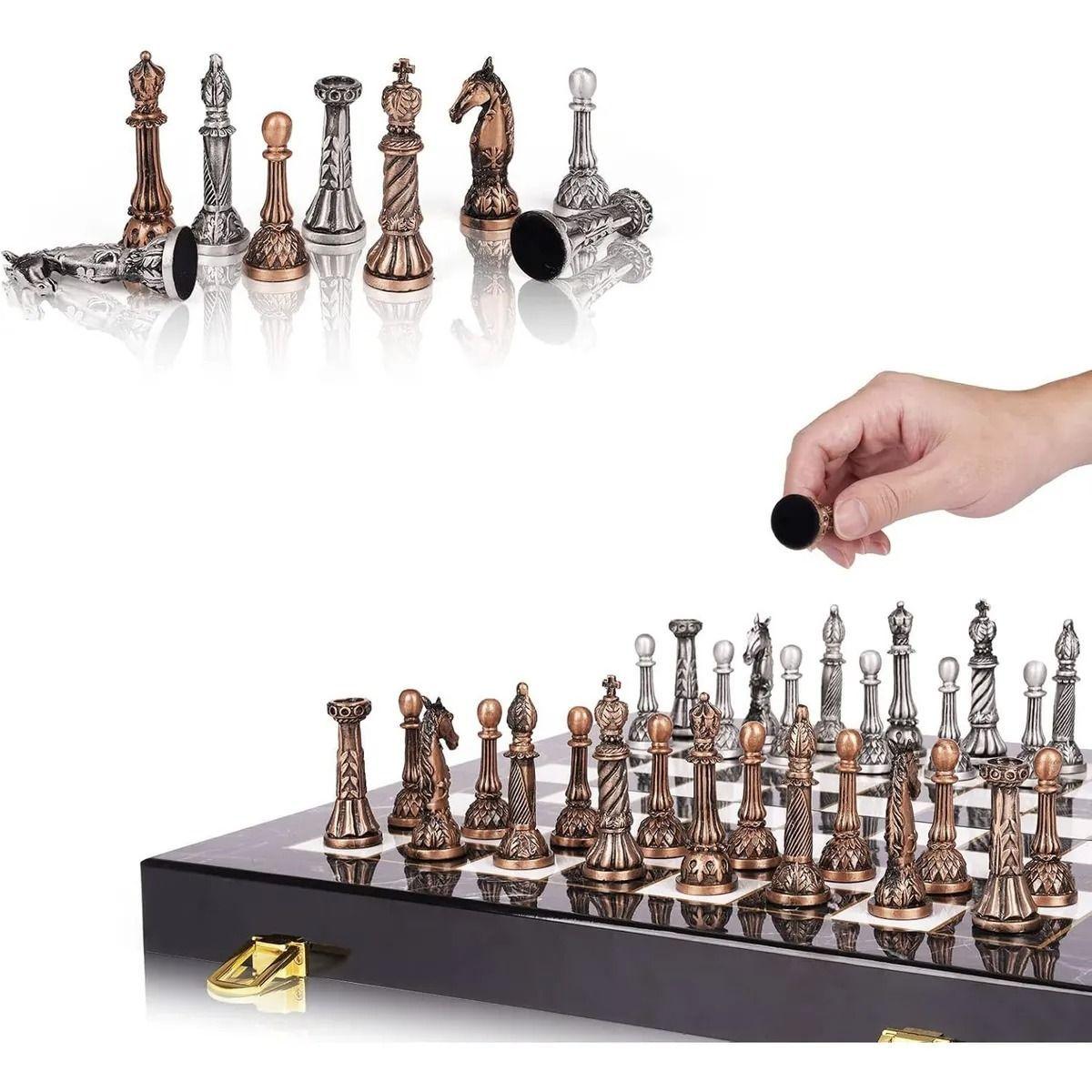 Tablero De Madera Plegable Con Piezas Metalicas Diseno-3