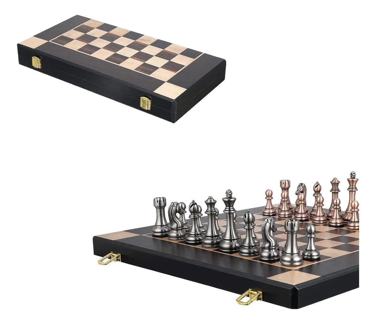 Tablero De Madera Plegable Con Piezas Met licas Deluxe-2