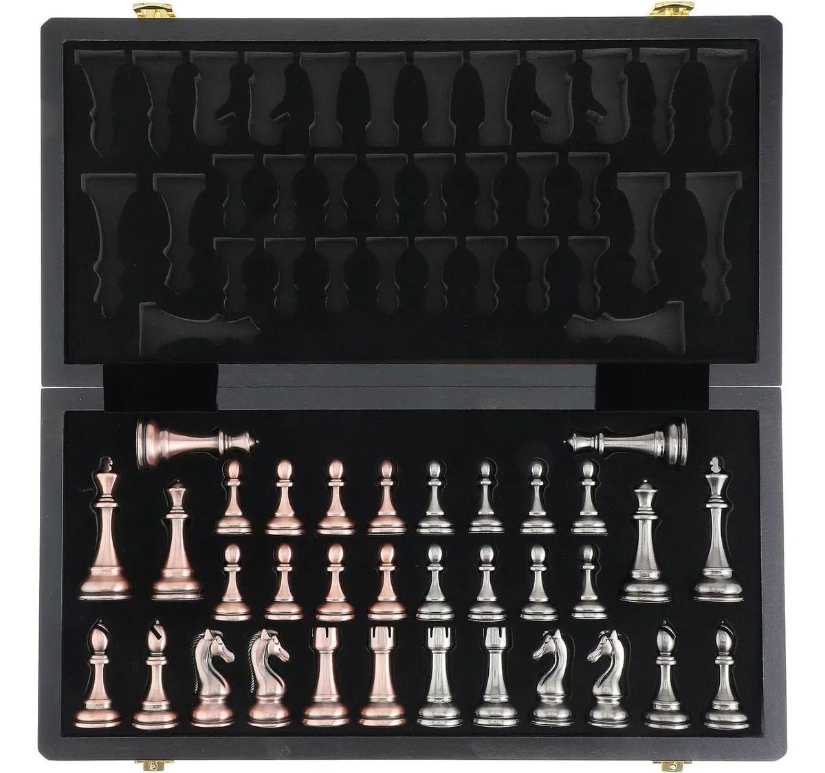 Tablero De Madera Plegable Con Piezas Met licas Deluxe-4