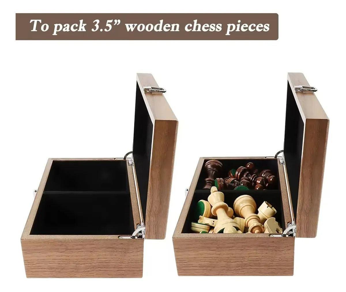 Caja Para Piezas De Ajedrez De Madera Naci n Ajedrez-2