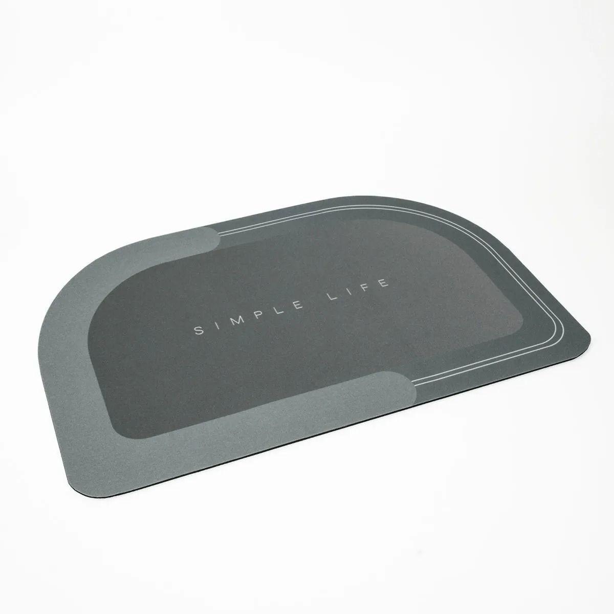 Alfombra De Baño Super Absorbente De Secado Rápido Con Diseño-2