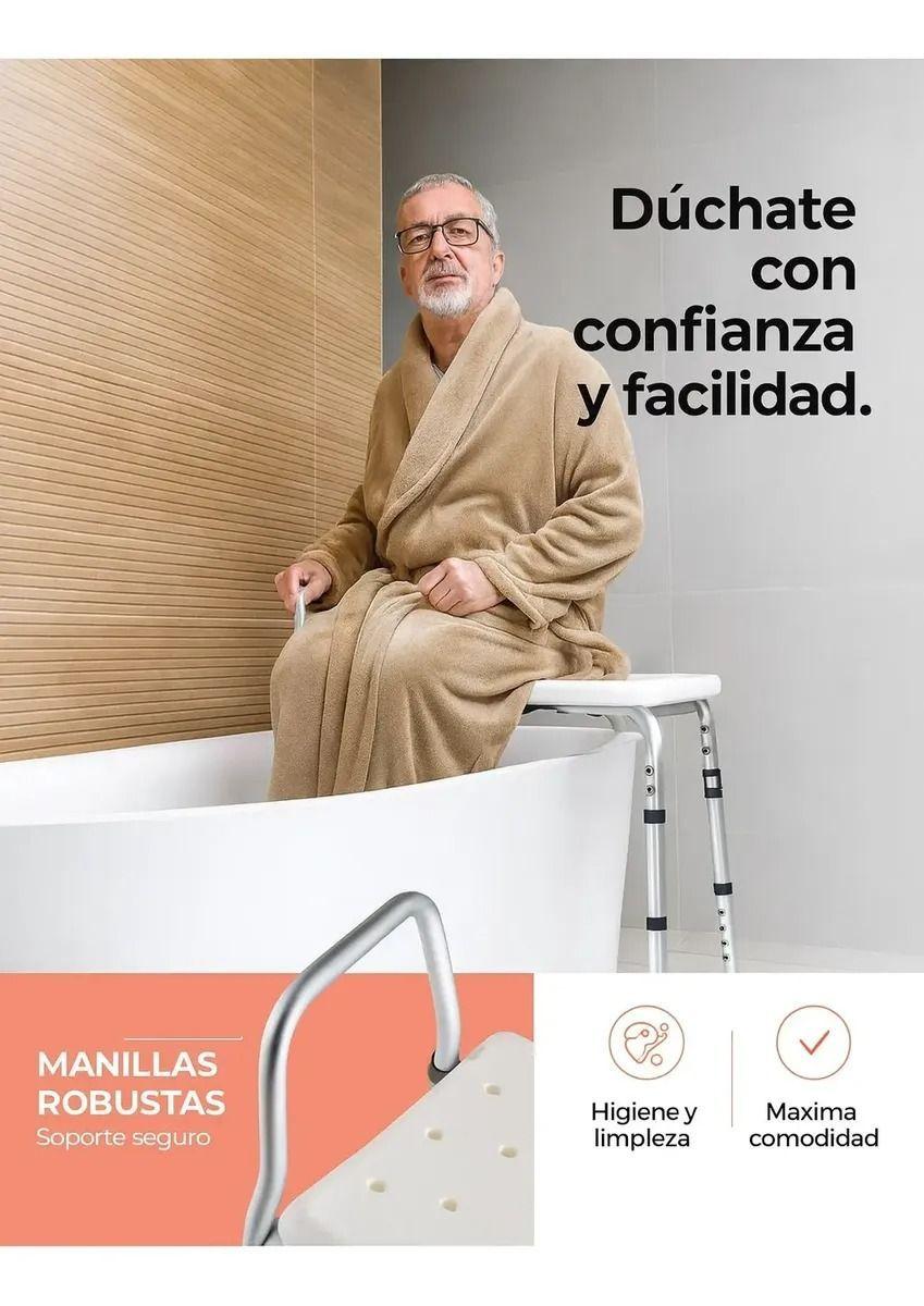 Silla De Ducha Grande Ajustable Ragnar Para Ba o-2