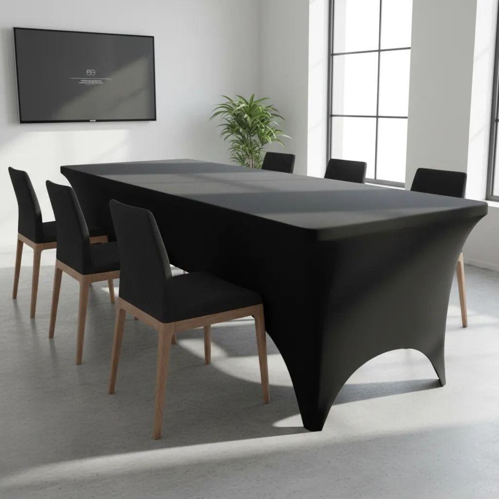 FUNDA COMPLETA PARA MESA DE COCTEL ELASTICA 183X76X76CM-2