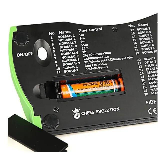 Reloj De Ajedrez De Alta Calidad Para Competiciones Verde-3