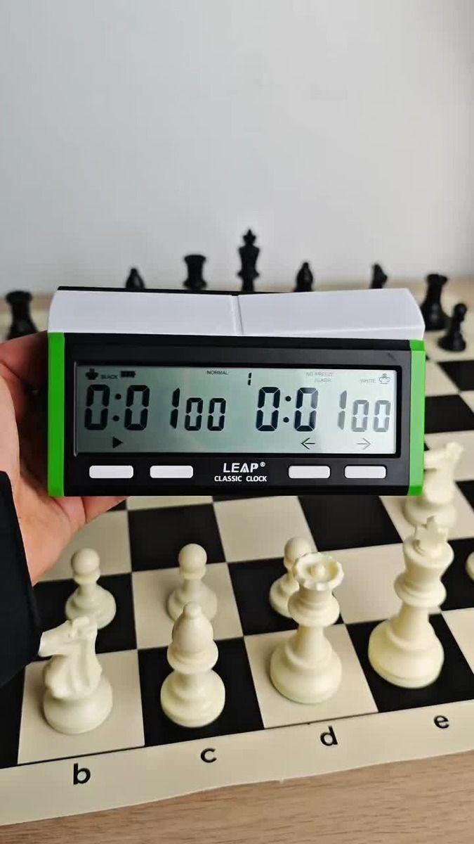 Reloj De Ajedrez De Alta Calidad Para Competiciones Verde-4