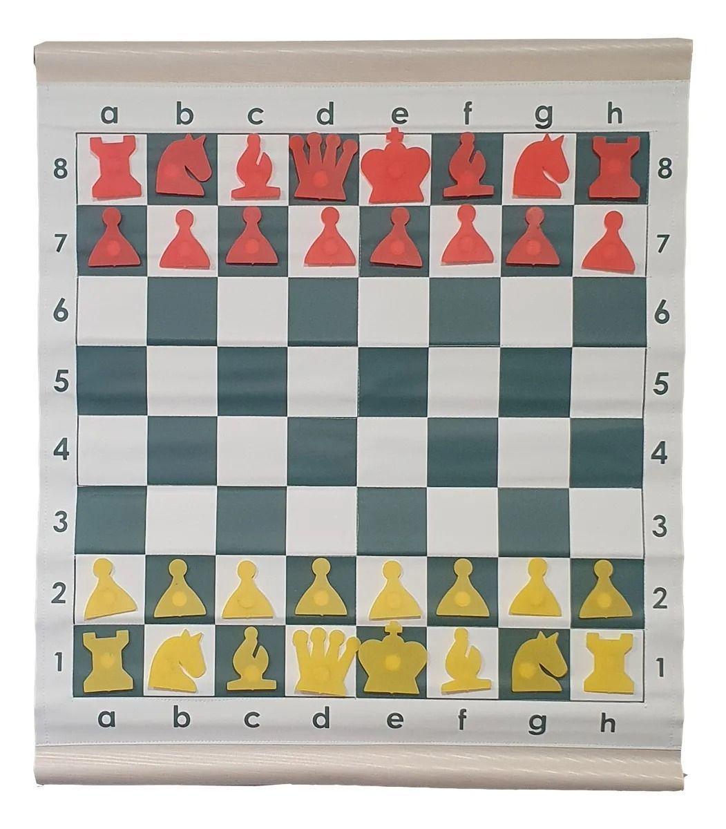 Tablero Mural De Ajedrez Para Instrucci n Magn tico Modelo 2-3