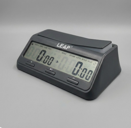 Reloj De Ajedrez Leap Modelo Pro Nacion Ajedrez Blanco-2