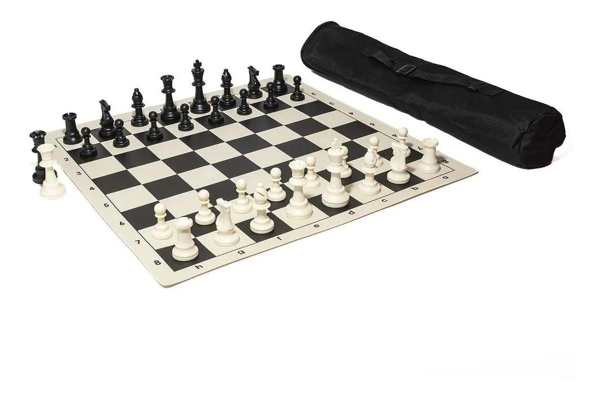 Set Ajedrez Escolar Profesional Medidas Oficiales Doble Peso-3