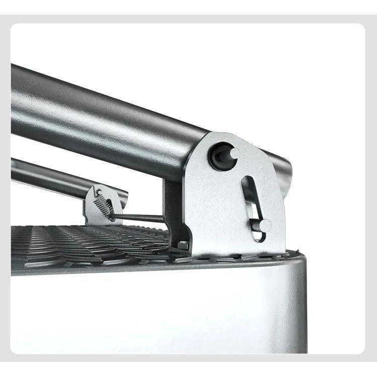 Carro De Carga Plegable Acero Con 105x65cm1000kg Plateado Sin Freno-2