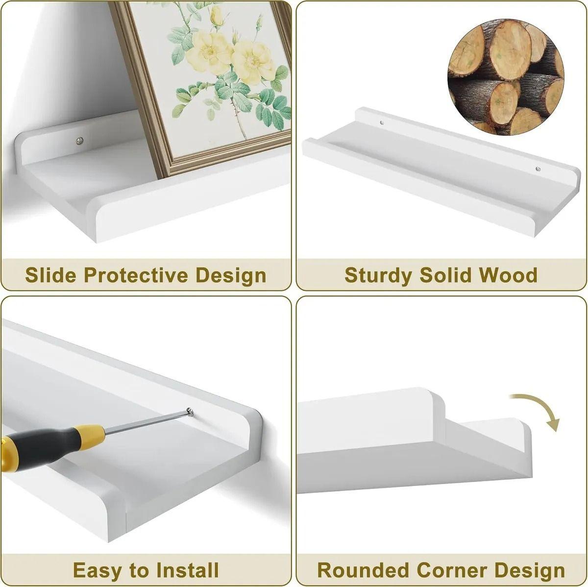 Repisas Flotantes Para Ni os De Madera Modernas Set De 4-1