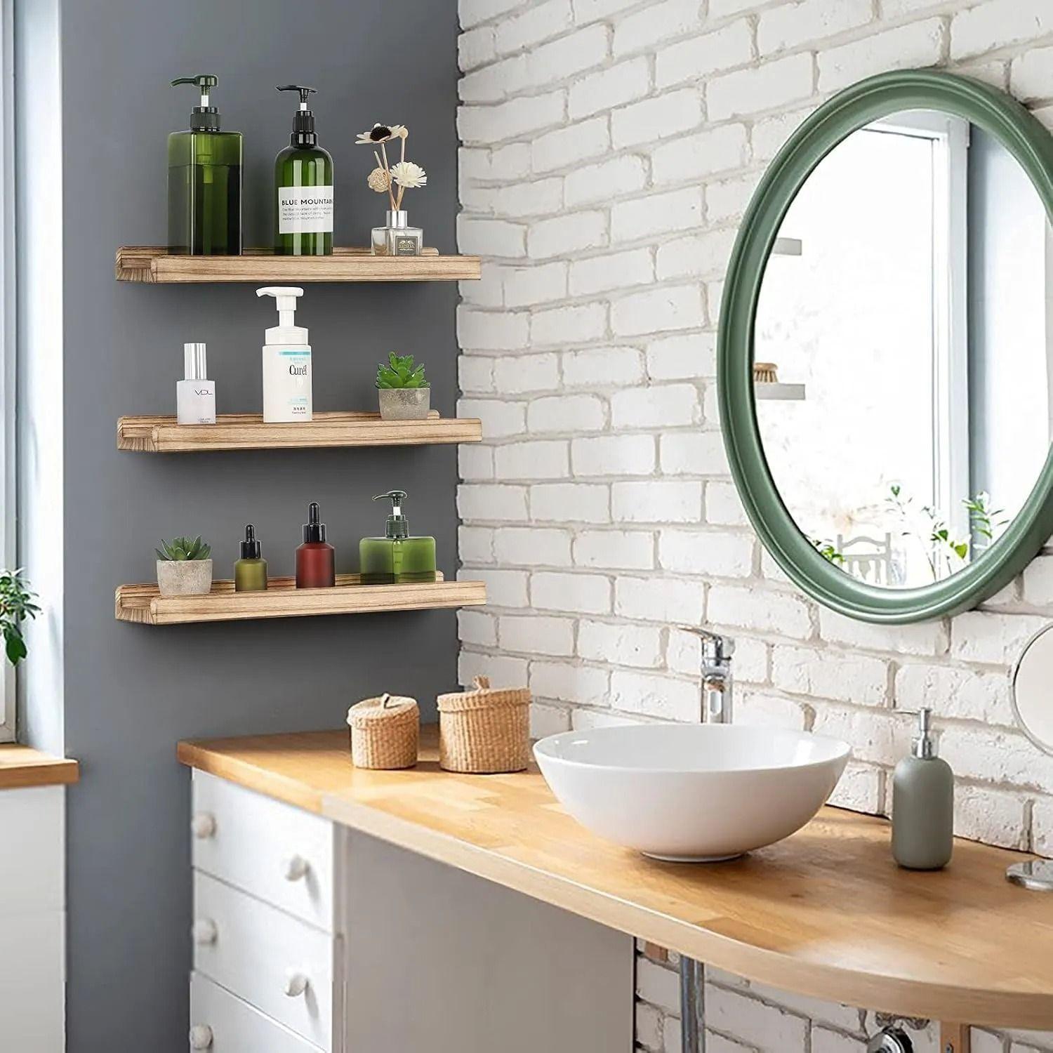 Repisas Flotantes Para Ninos De Madera Modernas Set De 4-1