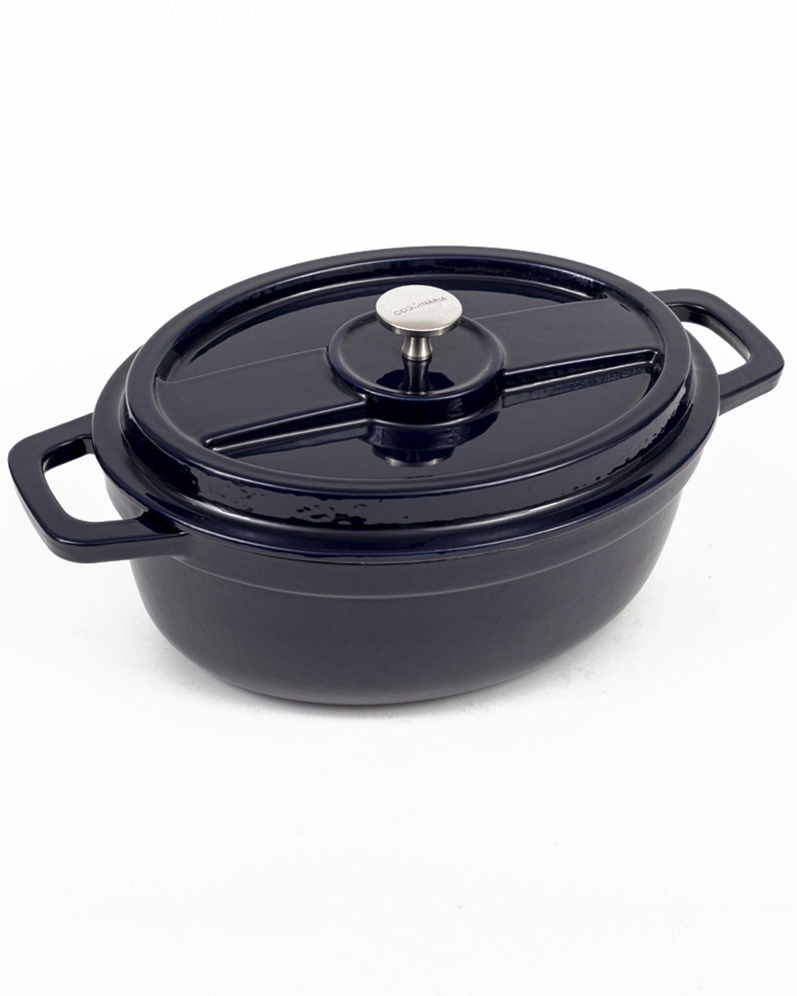 Olla de Hierro Fundido Azul 4,1 Lts Coquinaria-6
