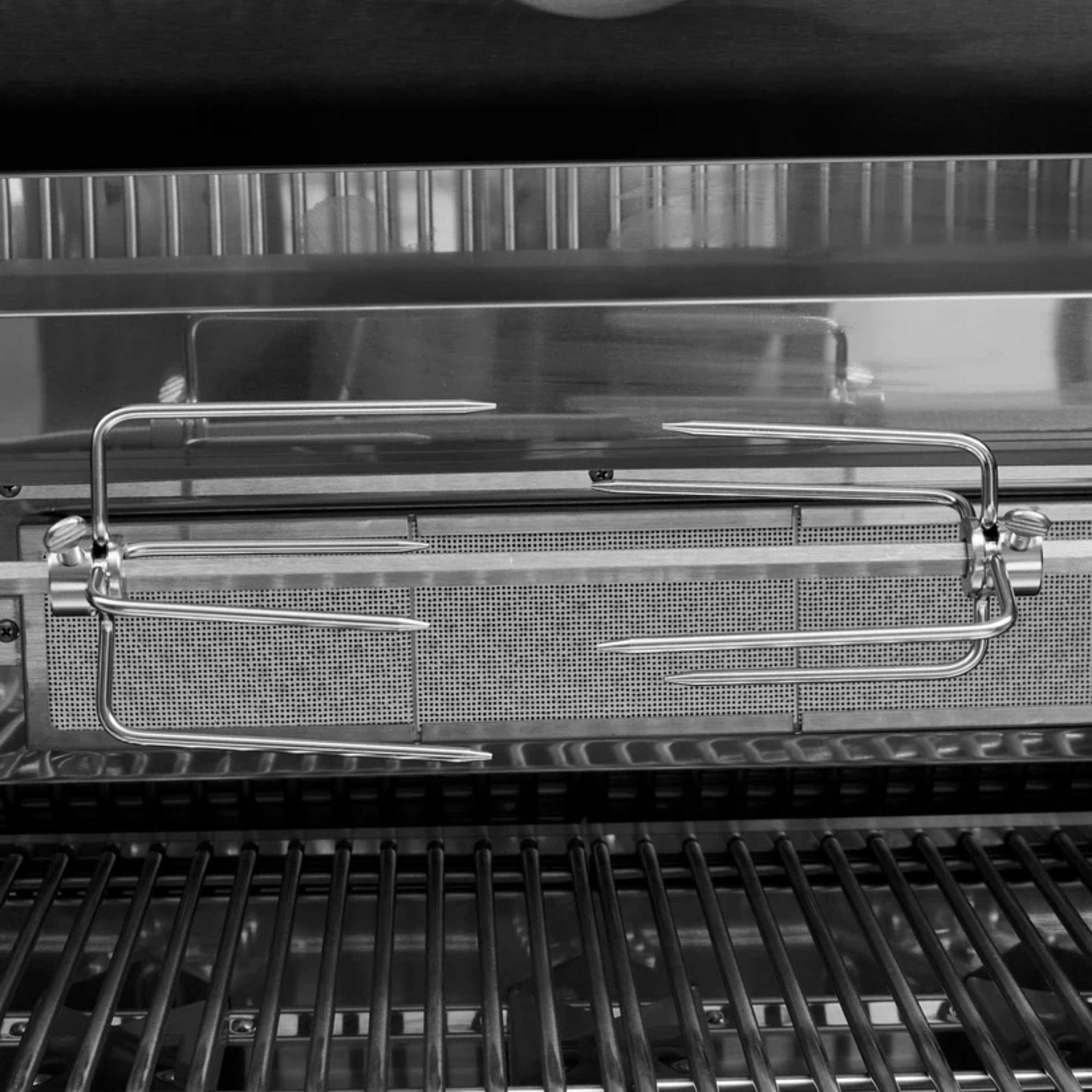 Parrilla Deluxe 3Q Gas Licuado + Spiedo FDV-6