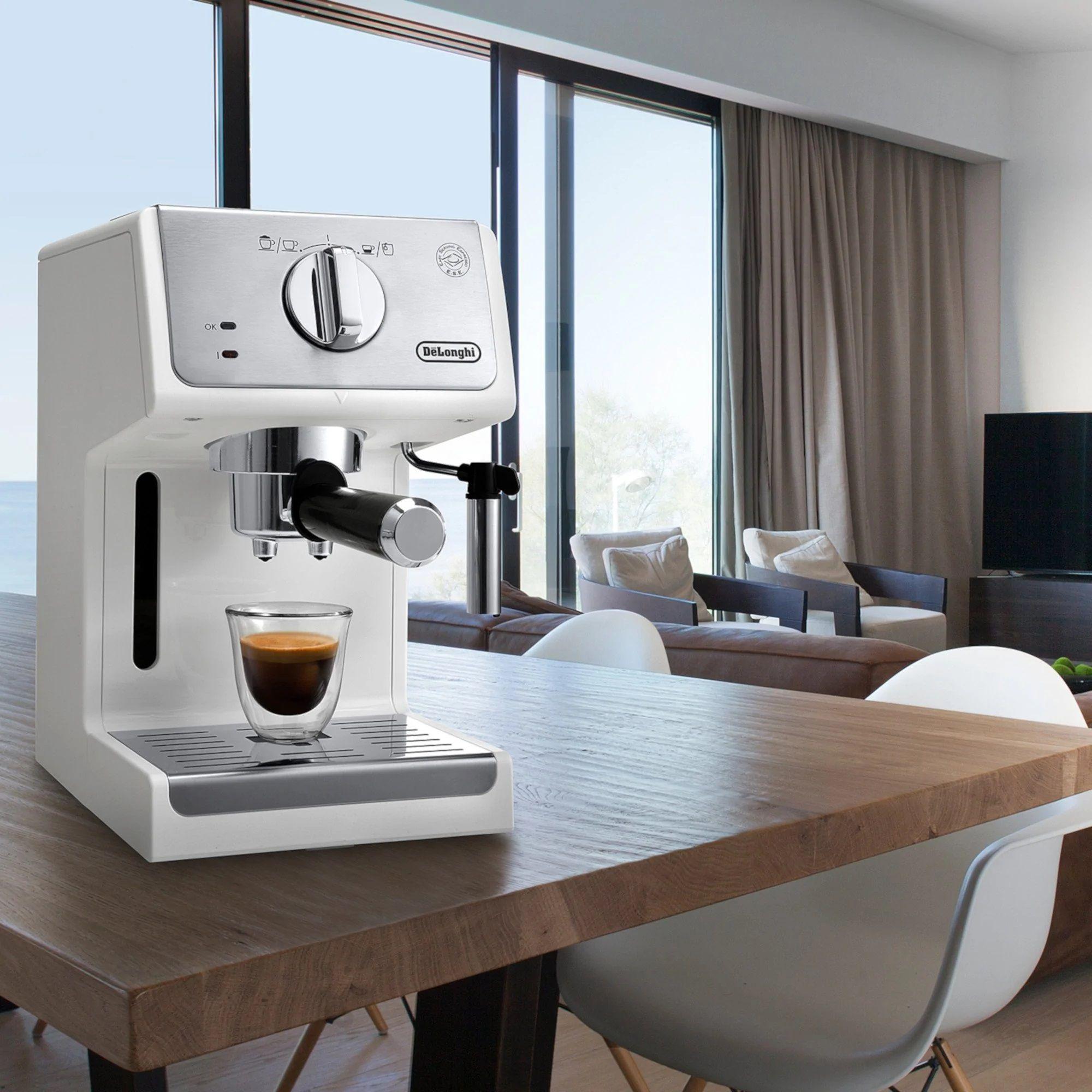 Cafetera De Longhi Active Line Blanca ECP 33.21W-4