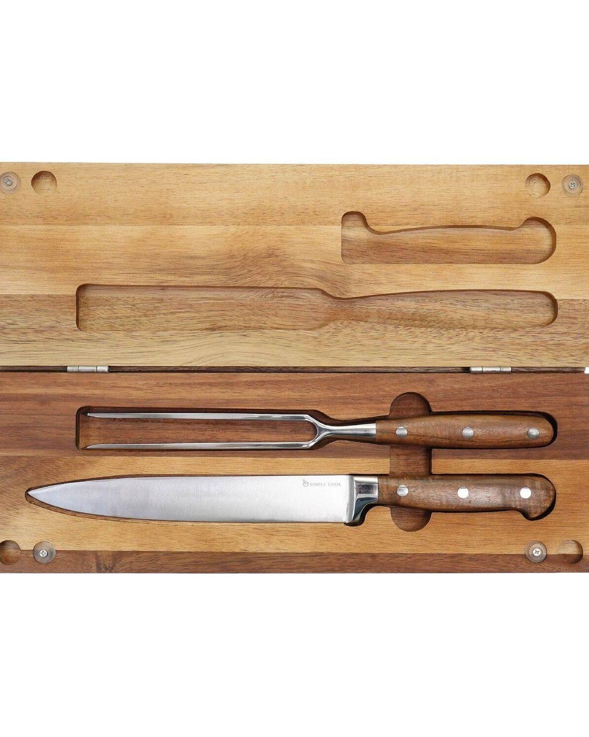 Set Tenedor y Cuchillo Luisiana 2pzs Simple Cook-3