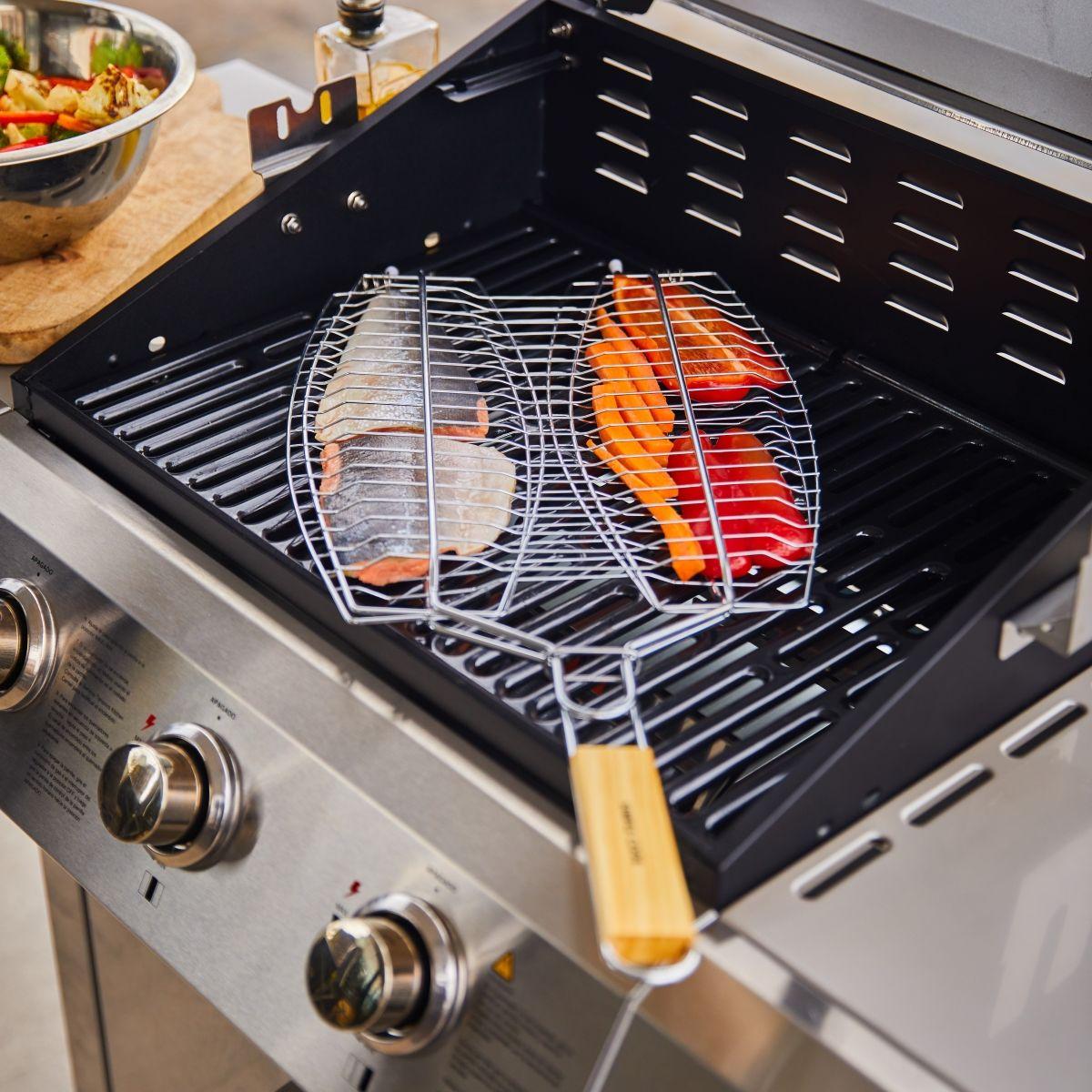 Grill para pescado Simple Cook Smokky-8